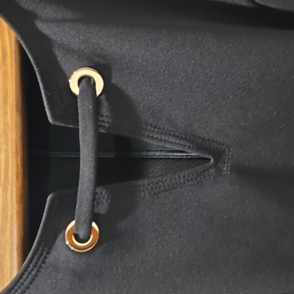 Black Sheath Dress NWT Chaps Ralph Lauren Sz 12 - Picture 5 of 12